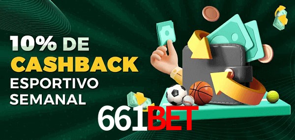 10% de bônus de cashback na 661bet